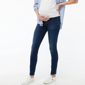 J. Crew Factory Maternity Jean In Signature Stretch Classic Indigo Blue Size 30